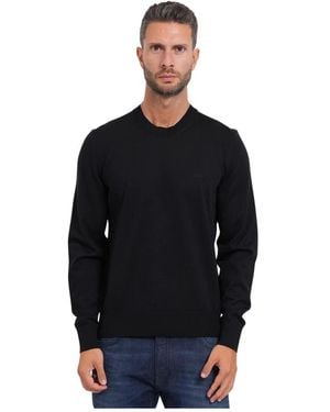 BOSS Round-Neck Knitwear - Noir