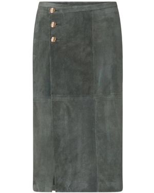 Liu Jo Midi Skirts - Grijs