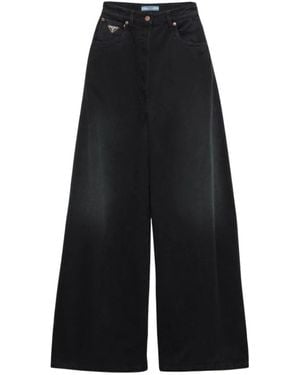 Women's Prada Wide-leg jeans | Lyst