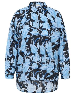 Kaffe Overhemden ,Blauw ,Shirts
