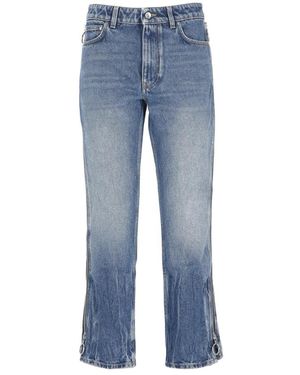 Rabanne Cropped Jeans - Blue