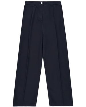 Cruna Broeken ,Blauw ,Katoen Cora Gabardine Broek