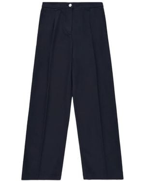 Cruna Broeken ,Blauw ,Katoen Cora Gabardine Broek