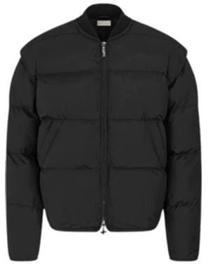 Dior Technische Utility Bomberjacke Aus Stoff - Schwarz