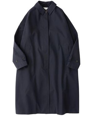 Studio Nicholson Holin Technische Katoenen Jas - Blauw
