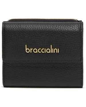 Braccialini Kleine Kontinentale Geldbörse - Schwarz