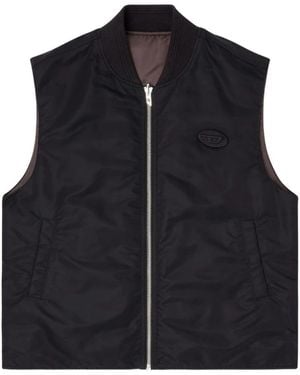 DIESEL Waistcoats - Blue