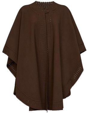 Ermanno Scervino Ponchos - Brown