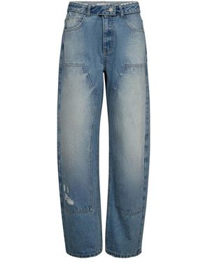 Haute L'Amitié Loose-Fit Jeans - Azul