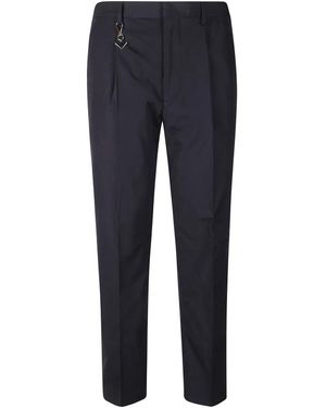Prada Broeken ,Blauw ,Katoen Tailored Katoen Poplin Pantalon