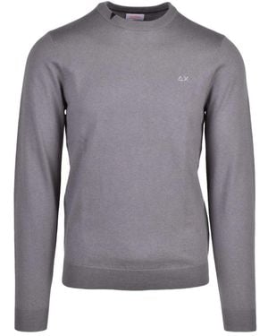 Sun 68 Pullover Mit Rundhalsausschnitt - Grau