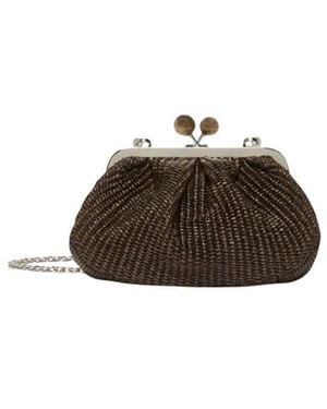Weekend by Maxmara Pasticcino Bag Small Effetto Rafia - Braun