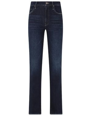 Mother Straight Jeans - Bleu