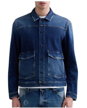 Replay Chaqueta Mv881 - Blauw
