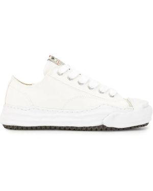 Maison Mihara Yasuhiro Hank Original Sole Canvas Low-Top Trainers Shoes - White