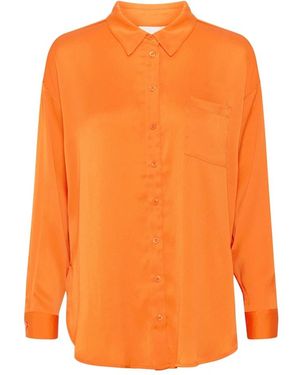 Ichi Overhemden ,Oranje ,Blouses & Shirts