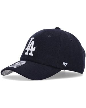 '47 Accessoires ,Blauw ,Wol Curvy Visor Hat