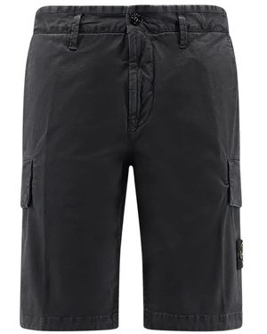 Stone Island Cargo Shorts - Zwart
