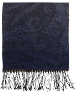 Etro Accessoires ,Veelkleurig ,Sjaal - Blauw