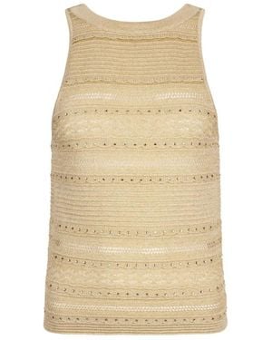 Liu Jo Sleeveless Tops - Natural