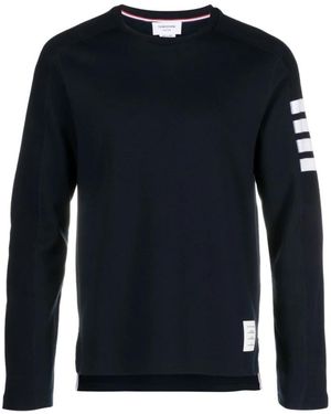 Thom Browne Round-Neck Knitwear - Azul