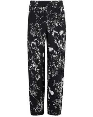 Victoria Beckham Straight Trousers - Black