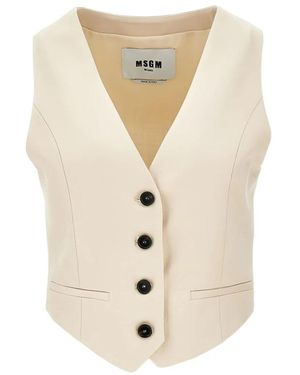 MSGM Vests - Neutro