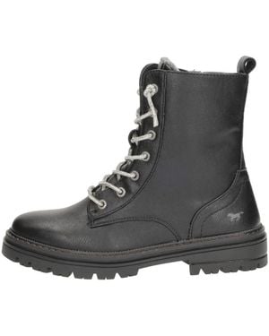 Mustang Veterschoenen Hoog - Schwarz