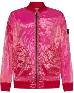 Stone Island Bomber Jackets - Pink