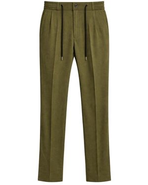 Tagliatore Straight Trousers - Green