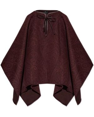 Etro Jassen ,Rood ,Capes - Paars