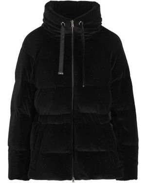 Herno Donsjack Met Trechtersluiting - Zwart