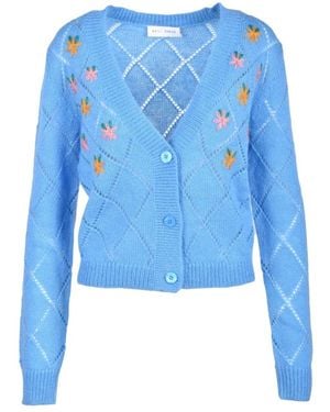 WEILI ZHENG Cardigans - Blu