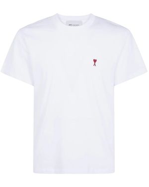 Ami Paris Tops ,Wit ,T-Shirts