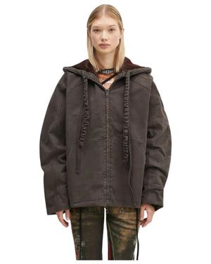 OTTOLINGER Omkeerbare Denim Jas - Bruin