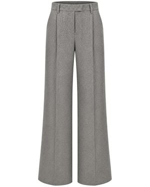 Brunello Cucinelli Wide Trousers - Grigio