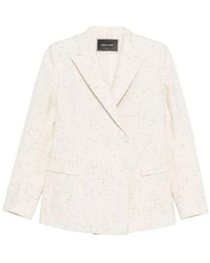 Fabiana Filippi Zweireihiger Blazer - Weiß