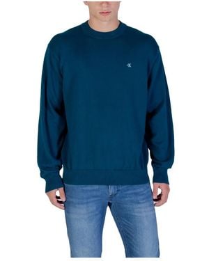 Calvin Klein Round-Neck Knitwear - Blauw