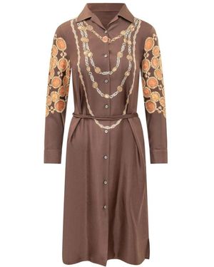 Versace Shirt Dresses - Marrón