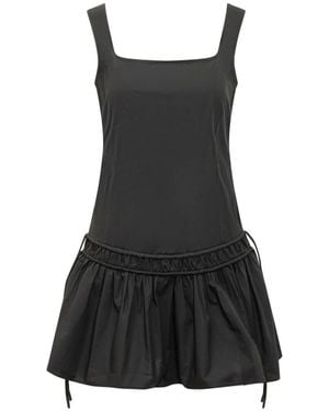 Pinko Kleedjes ,Zwart ,Katoen Enna Dress