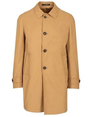 Tagliatore Single-Breasted Coats - Natural