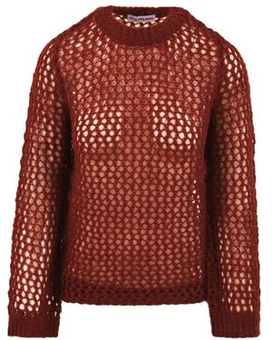 Attic And Barn Round-Neck Knitwear - Rojo