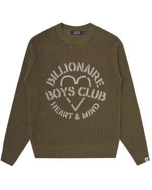 BBCICECREAM Heart & Mind Stencil Logo Jumper - Groen