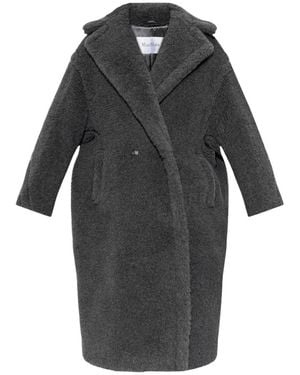 Max Mara Double-Breasted Coats - Negro