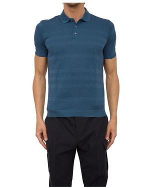 Corneliani Polo Shirts - Blue