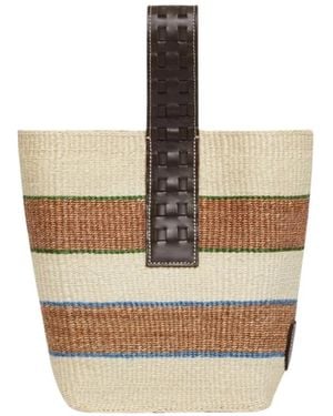Weekend by Maxmara Tassen ,Veelkleurig ,Zinnia Kleine Geweven Tas - Naturel
