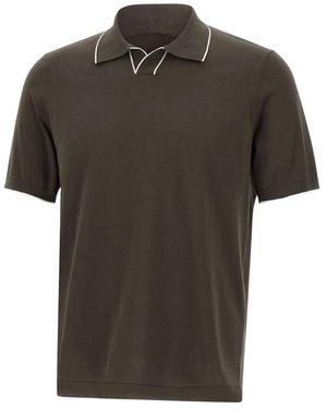 Kangra Truien & Vesten ,Bruin ,Katoen Polo Shirt - Groen