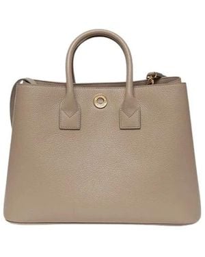 Burberry Tassen ,Leer Medium Bermondsey Leren Handtas - Naturel