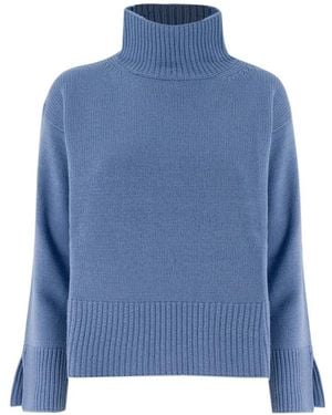 Le Tricot Perugia Turtlenecks - Blu