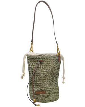 Gianni Chiarini Nefeli Crochet Hobo Tas - Grijs